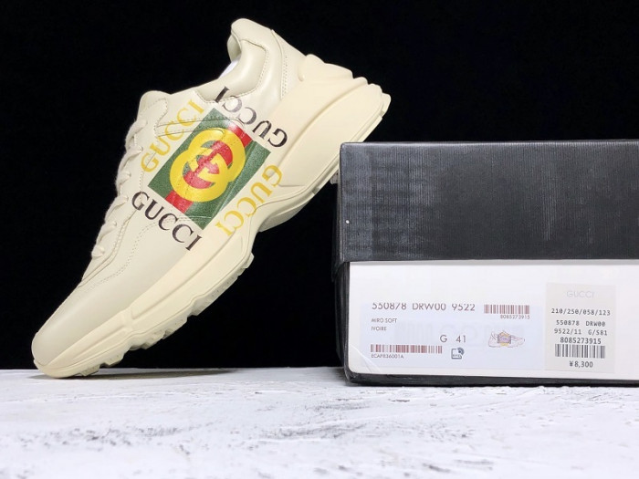 GU Rhyton Vintage Trainer Sneaker mens 500878 DRW00 9522