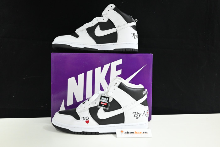 nike sb dunk high S*p*e by any means black