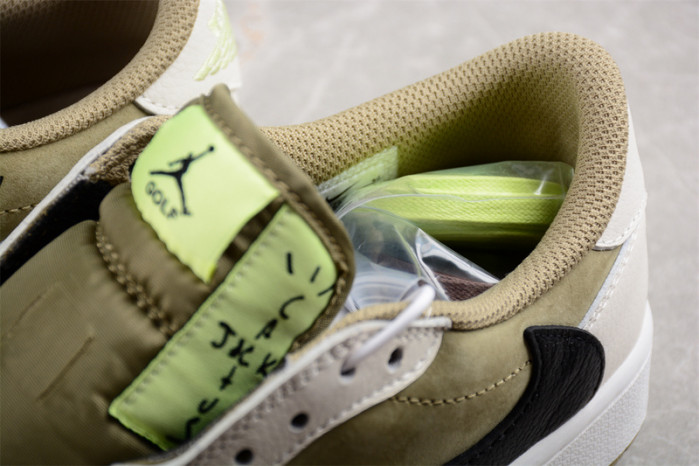 jordan 1 retro low golf travis scott neutral olive