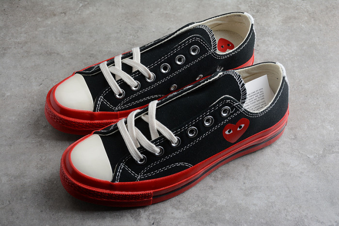 comme des garçons play x chuck 70 low
