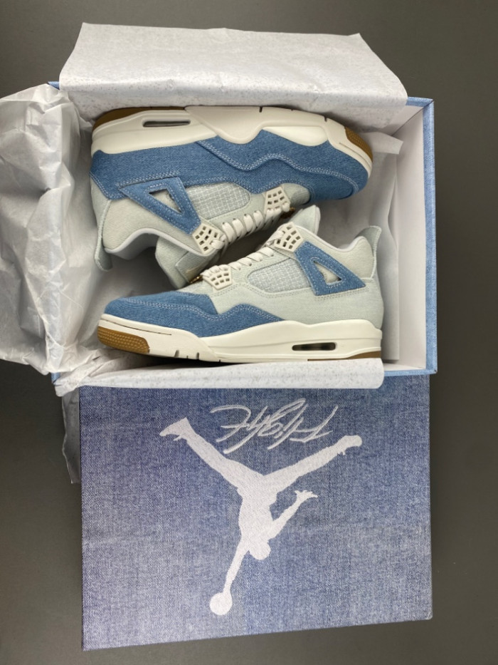 Jordan 4 Retro TEX Denim Worn Blue IB6716-100