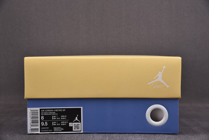 air jordan 4 retro union off noir dc9533-001
