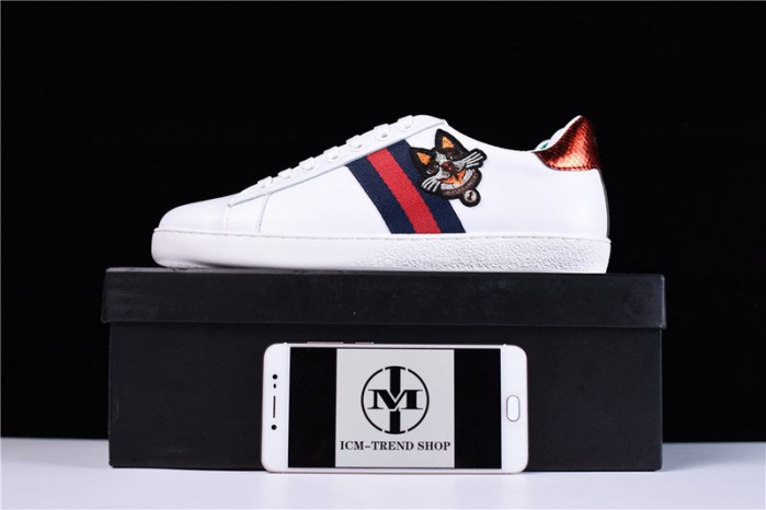GU Original Casual shoes Ace Embroidered Low-Top With dog 6951103-57
