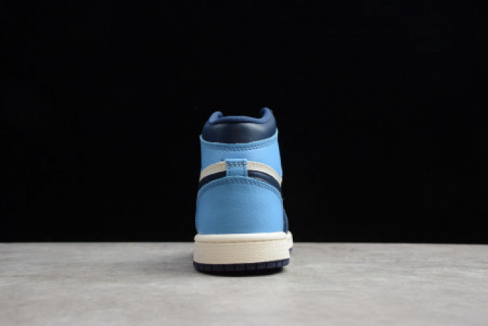 AIR JORDAN 1 RETRO HIGH OBSIDIAN UNC Kids-555088-140