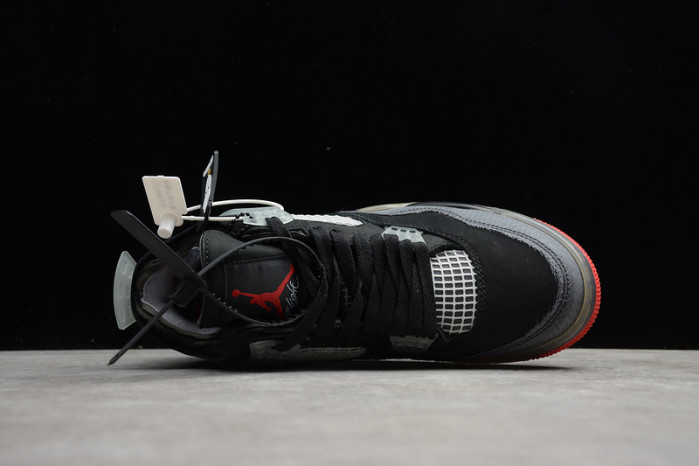 fw x air jordan 4 “bred” cv9388-001